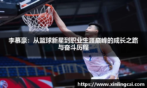 李慕豪：从篮球新星到职业生涯巅峰的成长之路与奋斗历程